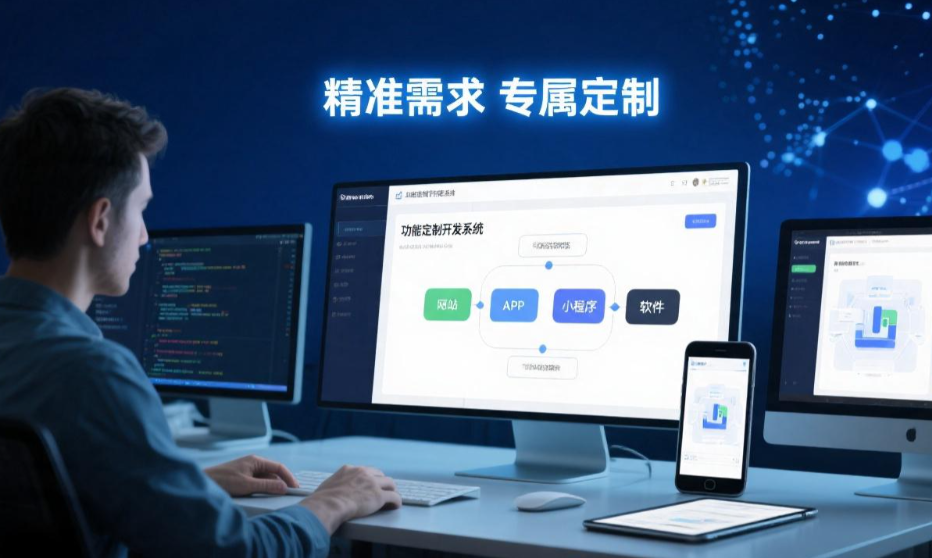 网站、APP、小程序、软件功能定制